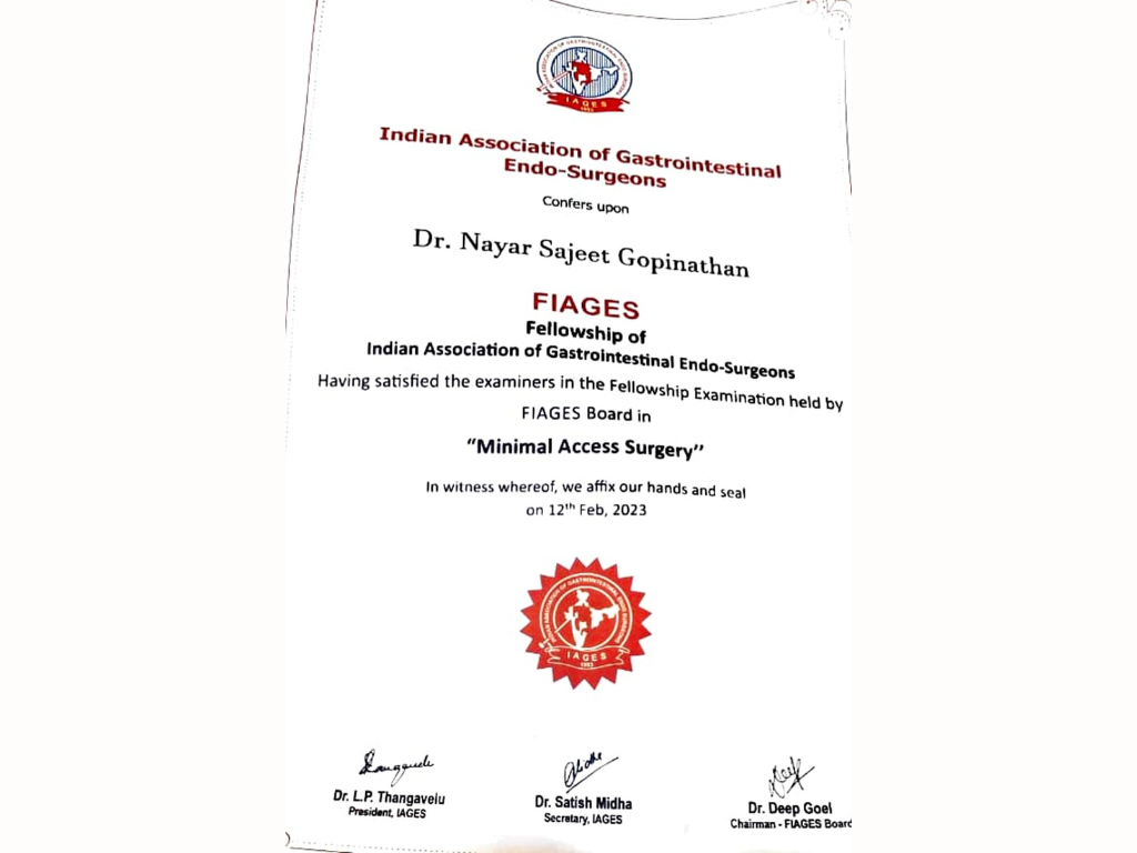 FIAGES 2023 Certificate